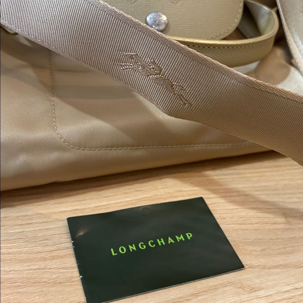 Longchamp Large Foldable Travel Tote in Beige - Picture 7 of 14